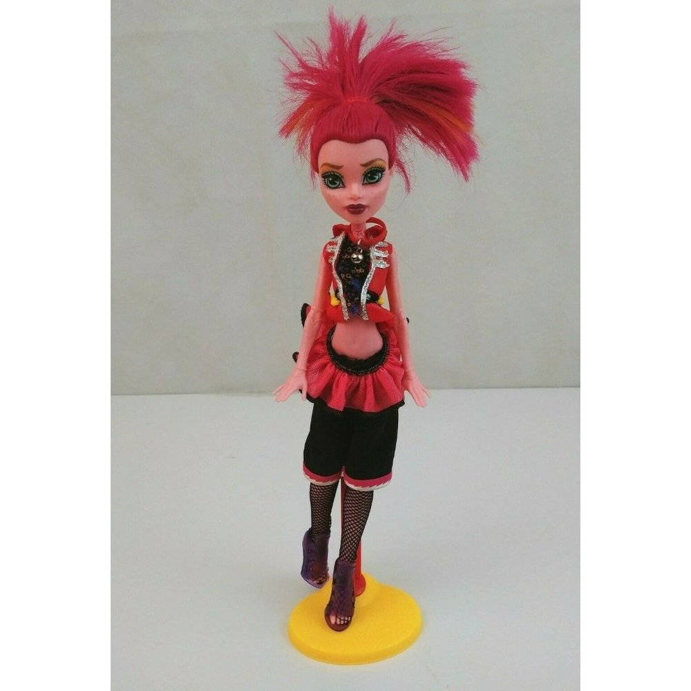 Monster High Doll with Pink Hair and Black Outfit